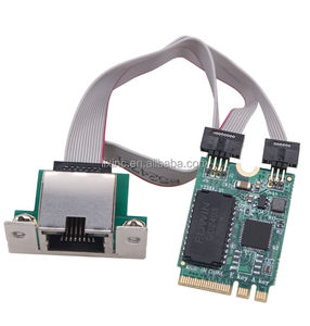 RJ45 adaptor jaringan Gigabit, kartu jaringan LAN Ethernet 2.5G/1000/100Mbps PCIE Bus Mini Pci-e / M.2 A + E - Product Image 1