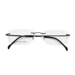 Kính mắt gọng titan thiết kế mới chất lượng cao dành cho nam, có độ cận thị, đang bán - Product Image 1