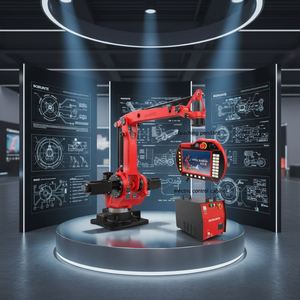 Robot industriel Borunte à 4 axes, moteur PLC, boîte de vitesses, portée de 2400 mm, capacité de charge de 80 kg, 380 V, protection IP54 pour la palettisation - Product Image 2