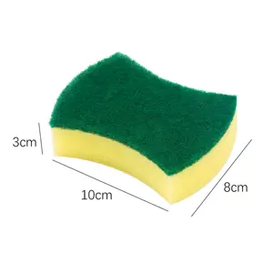 Nhiệm vụ nặng nề số lượng lớn Scrubber Nhà Bếp Làm sạch chà rửa bát đĩa sạch nhà bếp miếng bọt biển