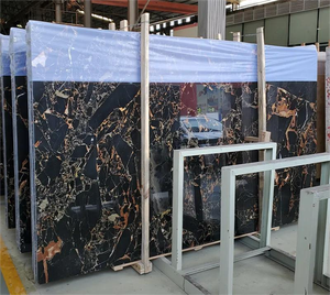 Hiệu suất cao sàn màu đen <span class=keywords><strong>Galaxy</strong></span> Granite tấm sàn tường màu đen và tấm đá cẩm thạch Granite nhà bếp Countertop - Product Image 2