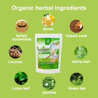 Thé Minceur Rapide et Efficace 100% Naturel à Base de Plantes, Détoxifiant Corporel, pour un Ventre Plat, Brûle-Graisse