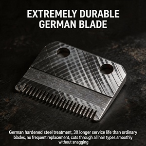 Cortadora de Pelo Eléctrica Profesional Premium Recargable Inalámbrica con Cuchilla de Acero Metálica USB para Barbería y Belleza en Casa - Product Image 5