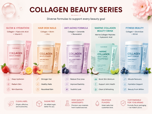 Apid Repair Recovery Renewal Soutien quotidien Équilibre Supplément <span class=keywords><strong>de</strong></span> poudre d'électrolyte <span class=keywords><strong>de</strong></span> biotine hyaluronique au collagène hydrolysé doux - Product Image 4
