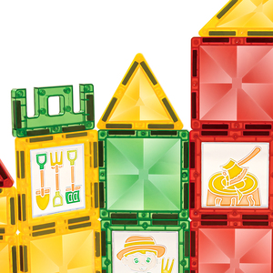 Stelo costruzione di piastrelle a forma di diamante magnetico da costruzione giocattolo per bambini certificati da EN71 nuovo prodotto - Product Image 3