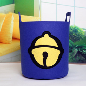 Great Laundry <strong>Hampers</strong> Felt Laundry Basket for Toys Clothes Organizer Space Laser Print Light Gifts Blue Silk <strong>Beer</strong> Dark Discount - Product Image 3
