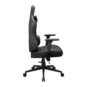 Silla de Oficina Ergonómica con Respaldo Alto, Tapicería de Cuero Sintético de PVC, Imitación Lino, Almohada Lumbar, Correa Ajustable, Reposabrazos 3D - Product Image 5