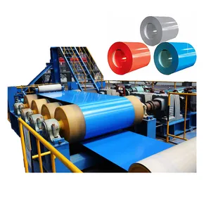 Home appliance board packing box door board steel coil color coating line and film line color printing line for sale