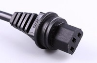 Xuanhui conducteur isolé câble d'alimentation électrique fil Iec C5 connecteur femelle C14 C13 cordon d'alimentation d'ordinateur