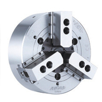 Mandrin de tour CNC à 3 mors creux, haute rigidité, haute précision, magnétique, pneumatique, en acier, modèle manuel 3H-2/3H-2A, mandrin de tour à 4 mors