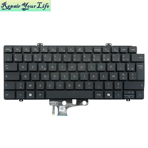 Clavier d'ordinateur portable rétroéclairé français pour Dell Pro 14 <span class=keywords><strong>Plus</strong></span> PB14250 0DX92M, version AI, nouveau, noir, disposition <span class=keywords><strong>AZERTY</strong></span> - Product Image 2