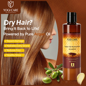 Shampooing capillaire nettoyant et hydratant YOGI Herbal Anti-Frizz à l'huile d'argan nourrissante – Fabricant - Product Image 1