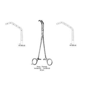 Thomas Price Instruments chirurgicaux orthopédiques cardiovasculaires manuels Pince à bronches en acier inoxydable de qualité allemande - Product Image 1