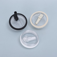 MM 4ème génération 30oz Couvercle de gobelet de voiture, hermétique et anti-fuite, transparent, à usage unique, avec buse pliable et filetage, capuchon de remplacement