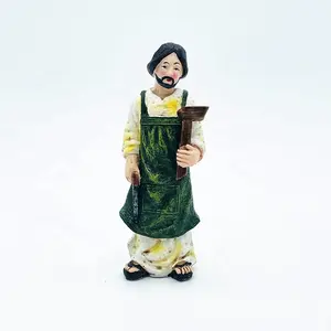 Figura personalizada de resina hecha a mano, figura de san JoJo el obrero, 9cm, gran oferta