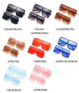 GGNQQZ002 Nuovi Occhiali da <span class=keywords><strong>Sole</strong></span> alla Moda per <span class=keywords><strong>Mamma</strong></span> e Bambino, Modello Quadrato Oversize - Product Image 3