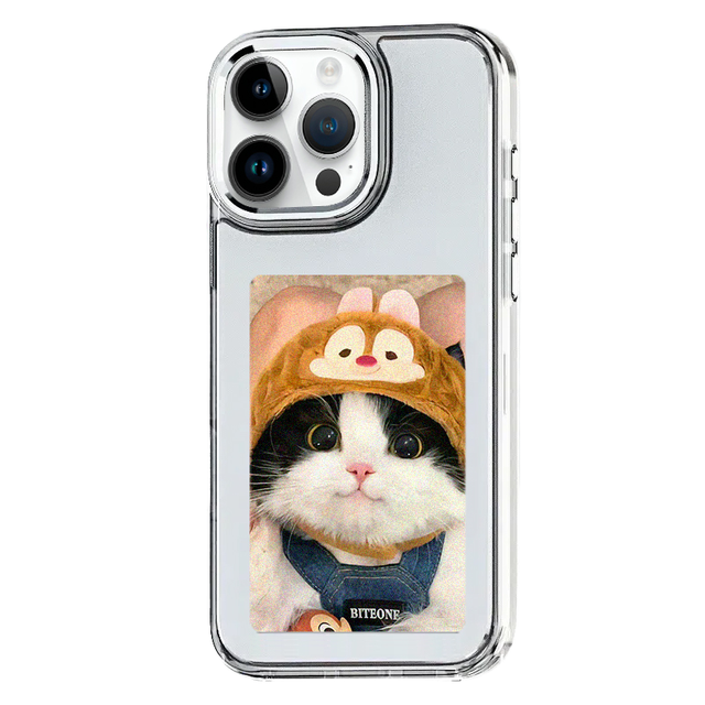 Weview Business Design Smart NFC E Ink Display Waterproof Shockproof Camera Protector Phone Grip Case for 15 Pro
