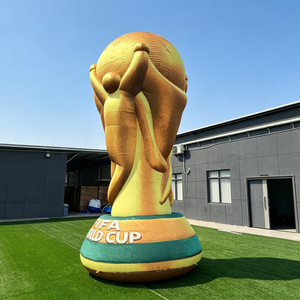 Trofeo de Fútbol Inflable Gigante, Réplica de Trofeo de la Copa Mundial Inflable, Accesorio Publicitario para Exteriores - Product Image 5