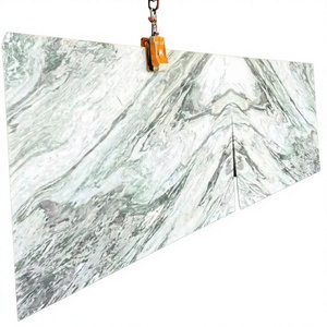 Lujosa losa de mármol verde Dover con diseño moderno de Fénix, acabado pulido, piedra elegante de alta calidad para interiores modernos. - Product Image 1