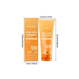 Lotion hydratante pour le corps au curcuma, hydratante, rafraîchissante, délicate et lissante, soin quotidien pour adoucir la peau du corps. - Product Image 5