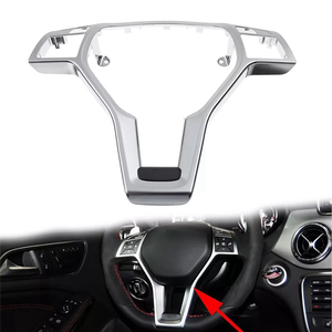 Couverture de cadre de volant de haute qualité pour Mercedes-Benz AMG A C E GLA CLA CLS-Class W176 W204 W212 X156 C117 - Product Image 2