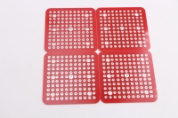 Carte de prototype universelle double face FR4 rouge, plaque perforée, circuit imprimé matriciel pour projets électroniques DIY