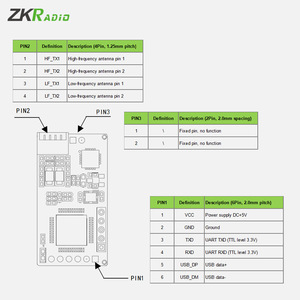 Điều khiển không tiếp xúc de acceso 125Khz RFID <span class=keywords><strong>Reader</strong></span> mô-đun tất cả-trong-một thẻ swiping mô-đun hỗ trợ HID iclass thẻ - Product Image 5