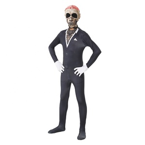 Nuovo stile liscio adulto costumi di Halloween adulto vestito in maschera scheletro <span class=keywords><strong>Horror</strong></span> body per Cosplay - Product Image 3