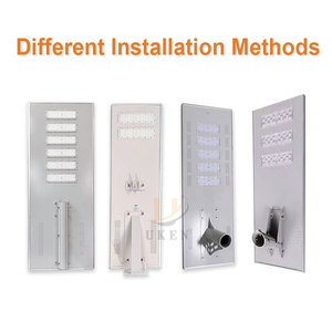 Vente flash : lampadaire solaire LED tout-en-un, étanche IP65, pour extérieur, économie d'énergie, éclairage routier - Product Image 4