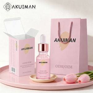 Botellas de vidrio rosa de 30ml y 50ml con gotero - Product Image 5