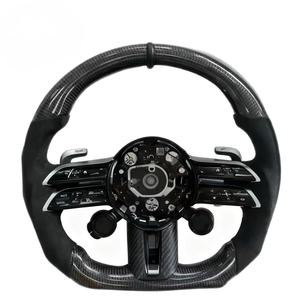 Volante YLC de Cuero Completo para Mercedes Benz <span class=keywords><strong>AMG</strong></span> (Compatible con los Modelos: S223, C206, 232, E213, W223, W222, W211, W206) - Product Image 1