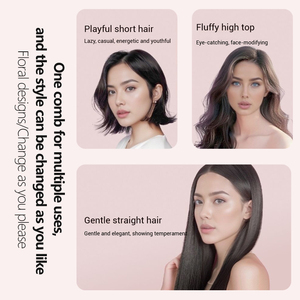 Cepillo Alisador de Cabello Inalámbrico Portátil Mini Recargable por USB, Plancha de Iones Negativos para Uso en Exteriores, Pantalla LED, Placa PTC - Product Image 4