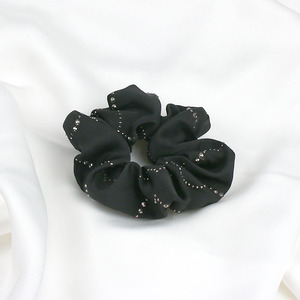 Populaire De Luxe Strass Brillant Bling Diamant Cheveux Chouchous Élastique Cheveux Tiel Ponytail Holder Soie Chouchous - Product Image 6