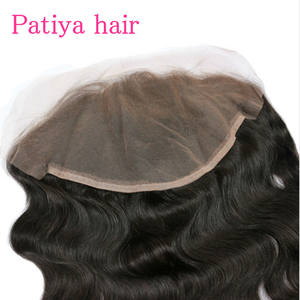 Achetez en ligne : Toupet frontal 13x6 HD en dentelle fine, cheveux naturels bruts du Vietnam, ondulés, avec ligne de cheveux pré-épilée, fermeture frontale en dentelle 13*6 - Product Image 6