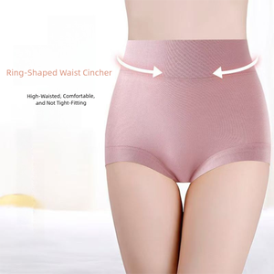 Ropa Interior Antibacteriana de Cintura Alta para Mujer, con Entrepierna de Algodón, Tallas Grandes (hasta 100 kg), para Mujeres de Mediana Edad, Envío Directo - Product Image 3