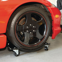 Chariot de déplacement de roues en acier robuste, cric de positionnement de véhicule, chariot de roues de voiture, chariot de roues de voiture hydraulique