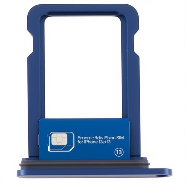 Blue Nano SIM Tray for iPhone 13 Replacement Part