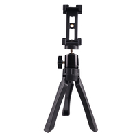 KALIOU X038 Mini trépied extensible en aluminium étanche antichoc avec anneau lumineux pour caméra vidéo et projecteur LED HD DLP intelligent