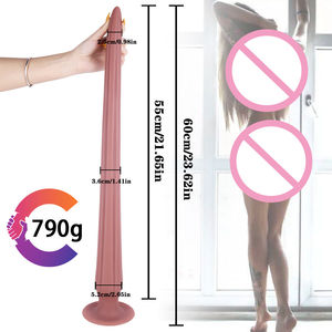 Consoladores de silicona líquida súper largos estimulan el ano, la vagina, dilatador suave, Anal juguete sexual, tapón Anal para mujeres y hombres - Product Image 5