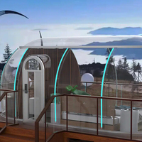 Dôme de tente en forme d'igloo géodésique transparent en polycarbonate neuf pour salon professionnel