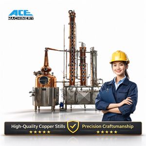 เครื่องกลั่นเอซ 1000L 2000L 3000L และเครื่องกลั่นแบบพรีเมียมสำหรับโรงกลั่นสุราแบบคราฟต์ - Product Image 4