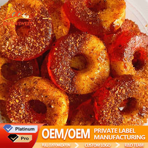 100SWEET OEM Novedosos Anillos de Durazno de Goma <span class=keywords><strong>Dulces</strong></span>, Ácidos y <span class=keywords><strong>Picantes</strong></span>, Dulce Mexicano Picante - Product Image 2
