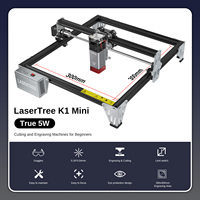 Prix usine LASER TREE bureau 5W 3030 CNC 3d cristal acier inoxydable Laser gravure Machine Lazer graveur pour la conception de bricolage
