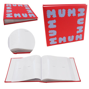 <span class=keywords><strong>Album</strong></span> Memo Slip-in 4x6 rosso con copertina in tessuto <span class=keywords><strong>200</strong></span> <span class=keywords><strong>foto</strong></span> da collezione saldato rilegato - Product Image 1