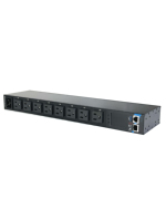 PDU IP 1U 8 prises 15A Prise US PDU intelligent avec capteur de température et d'humidité Contrôle à distance IPv4 RS485 Montage en rack Centre de données OEM