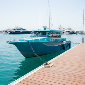 Bateau de pêche en aluminium soudé <span class=keywords><strong>Gospel</strong></span> 9m 29,5 pouces, yacht de croisière sportif, moteur hors-bord, navigation, tourisme, divertissement, loisirs en rivière - Product Image 1