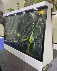 Cucina di lusso cascata isola antibatterico verde smeraldo palazzo lastre - Product Image 6