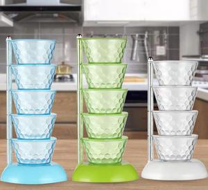 Scatola di immagazzinaggio di condimento per spezie rotante forniture da cucina in plastica contenitori per condimenti trasparenti barattolo per zucchero sale pepe cumino - Product Image 3