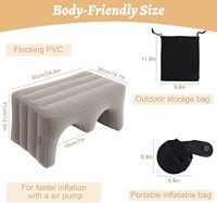 Inflatable Reading Pillow, Laptop Lap Desk with Inflatable Bag, Gaming Pillows for Bed, Couch, Floor, Leg Elevation Pillow