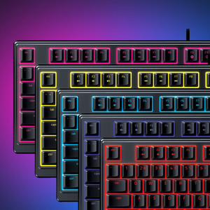 <span class=keywords><strong>Razer</strong></span> Rainforest Viper V3 x chơi game Bàn phím 104 Bàn phím màng với RGB màu duy nhất đèn nền và cổ tay phần còn lại - Product Image 5